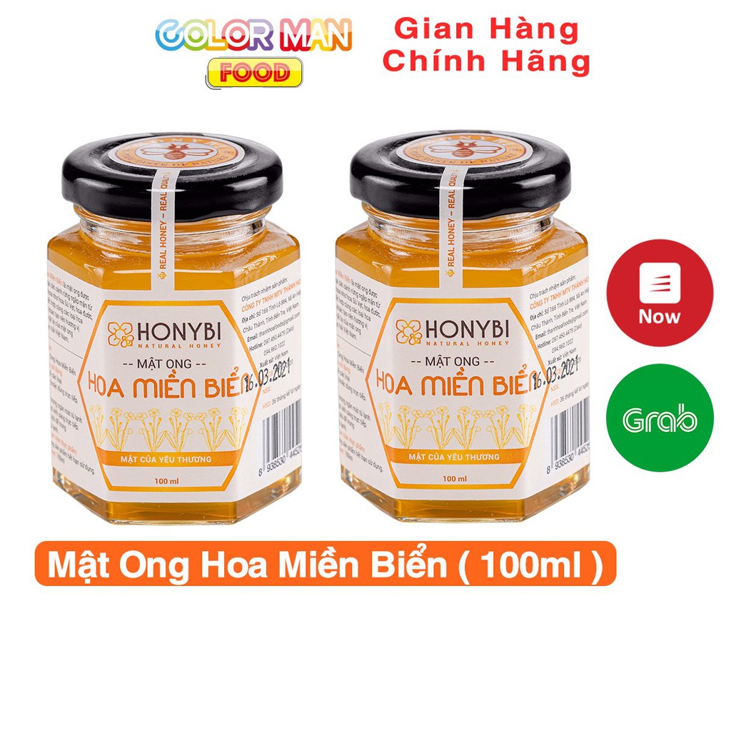 Mật Ong Hoa Miền Biển dung tích từ 100, 200ml từ hoa như hoa Sú Vẹt, hoa đước tạo nên hương vị đặc trưng riêng