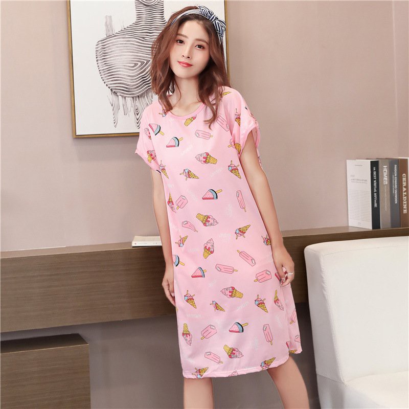 Váy Ngủ Cotton💗Váy Ngủ 2 Dây[Freeship - Chất Đẹp]💗 Dáng Suông Kute Chất Đẹp Hàng Loại I(VT01)