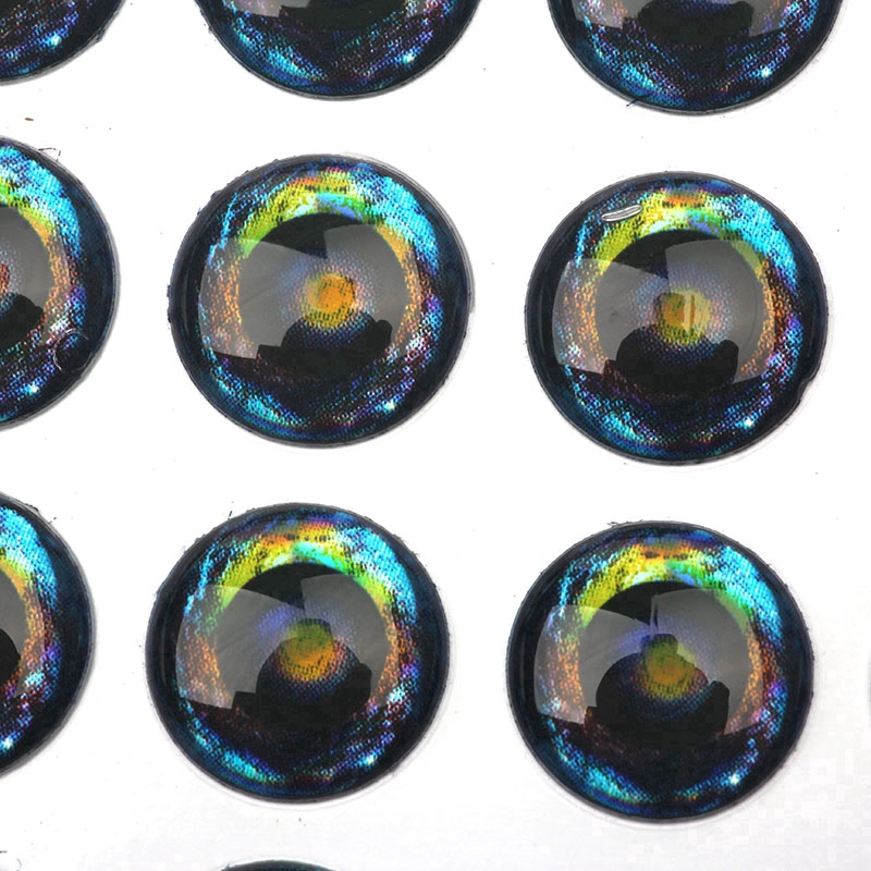 Mắt cá giả 4D kích cỡ 3 - 9mm dùng làm mồi câu cá