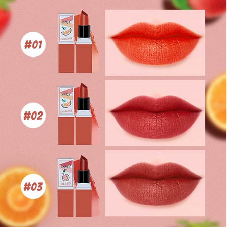 Son Môi Saniye Dưỡng Ẩm Chống Thấm Nước Lâu Trôi 6 Màu Tùy Chọn K1122