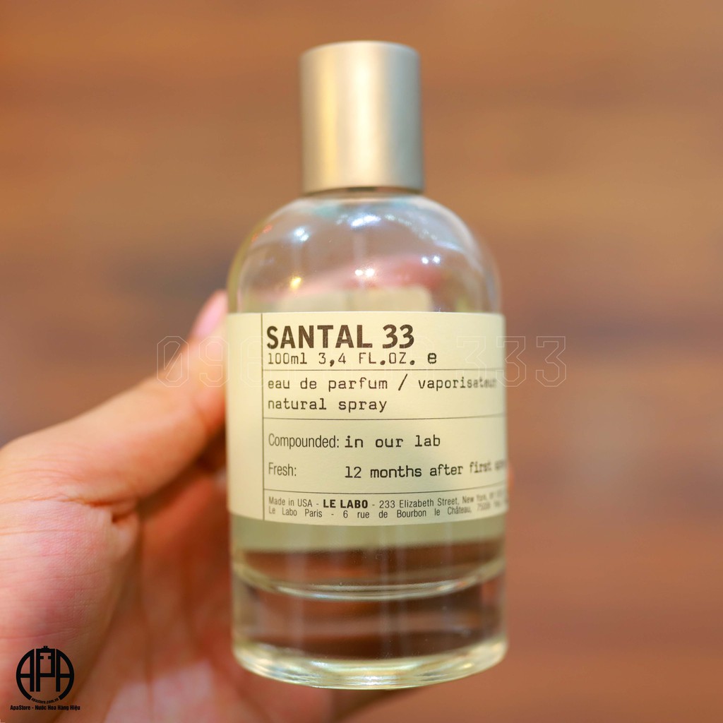 Nước Hoa Niche Cao Cấp Santal 33 Lᴇ Lᴀʙᴏ Chai 10ml