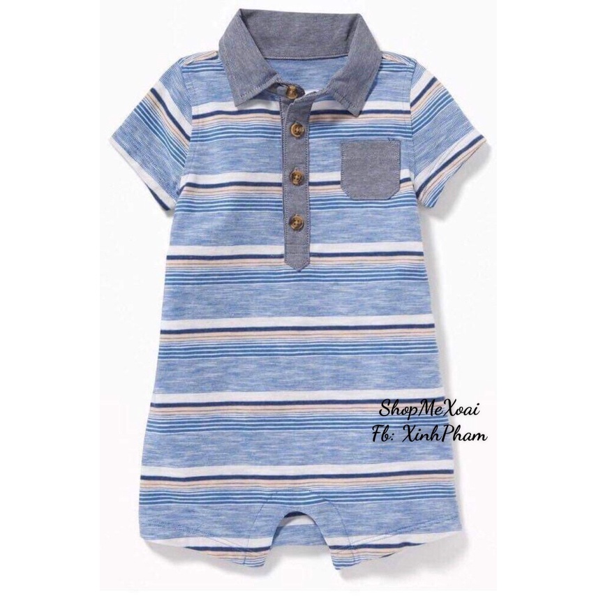 [3-6M 5-7kg] BODY ĐÙI CỔ BẺ HIỆU OLD.NAVY XỊN XÒ