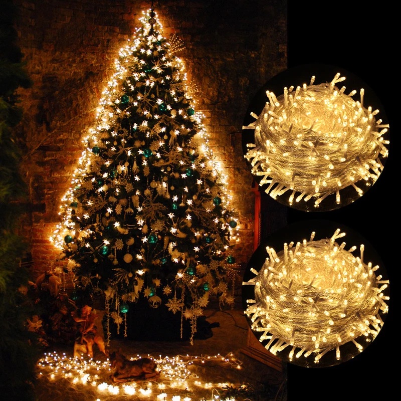 1M 2M 3M 4M 5M 10M LED String Lights/ Battery Powered LED Xmas Garland for Party Wedding Christmas Decoration