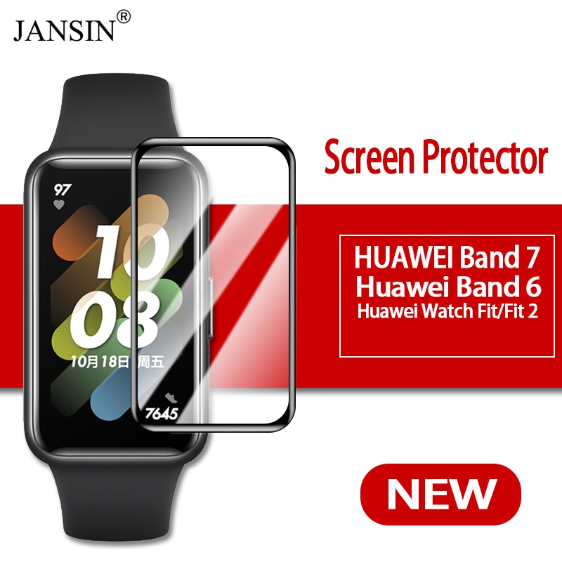 Kính cường lực trong suốt bảo vệ màn hình cho Huawei Watch Fit 2 New Band 6 Smart Watch