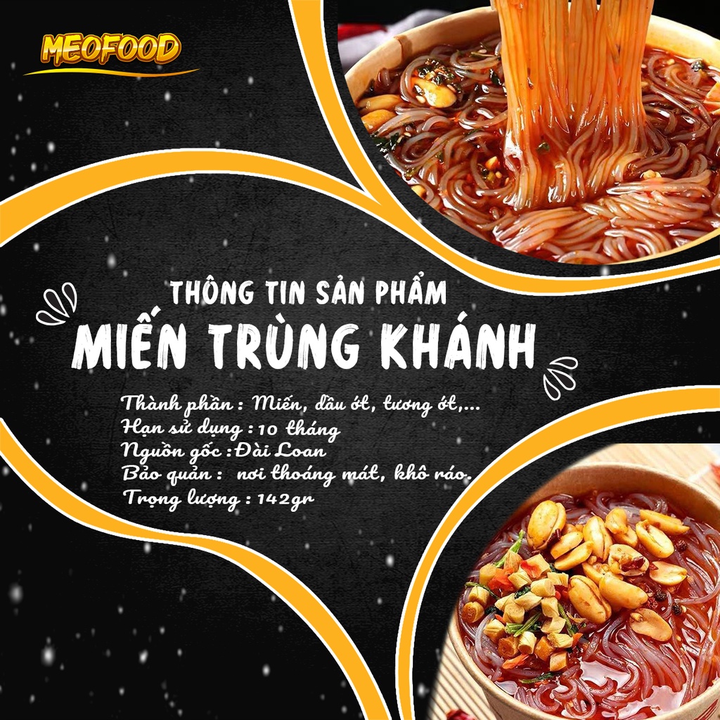 Miến chua cay Trùng Khánh thùng 6 hộp