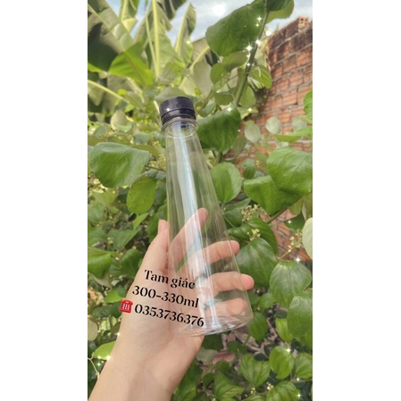 Chai nhựa tam giác 330ml