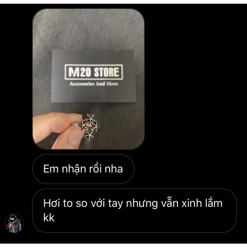 Nhẫn Star, Crown ⚜️ 〰️( Free Size ) Có thể điều chỉnh size