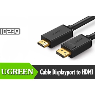 Cáp chuyển đổi DisplayPort sang HDMI dài 1,5m chính hãng Ugreen 10239