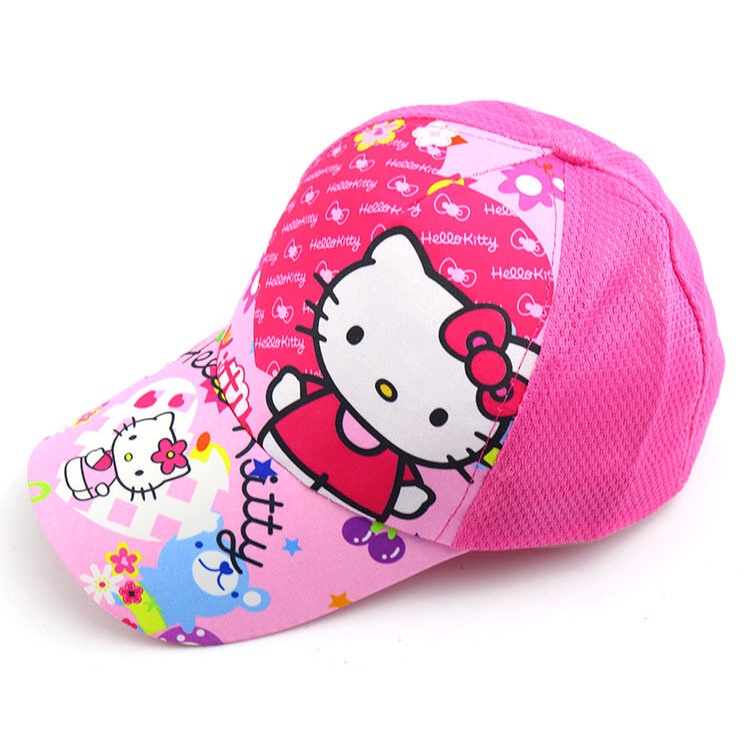 Mũ Lưỡi Trai Phối Lưới Thoáng Khí In Họa Tiết Nhân Vật Hoạt Hình Dễ Thương Cho Bé Trai Và Gái