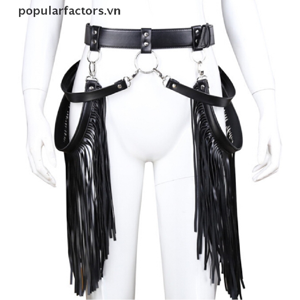 Thắt Lưng Da PU Phối Tua Rua Có Thể Điều Chỉnh Kích Cỡ