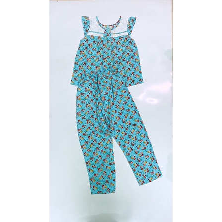 BỘ TOLE NỮ QUẦN DÀI TAY CÁNH TIÊN PHỐI REN 44-75kg