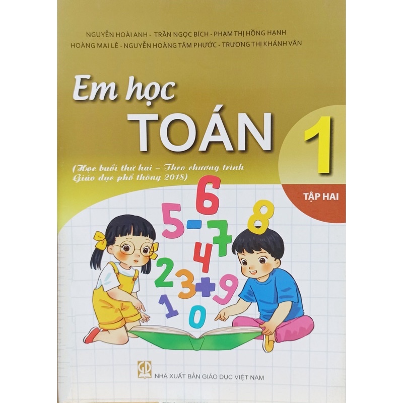 Sách - Em Học Toán Lớp 1 (Tập 2)