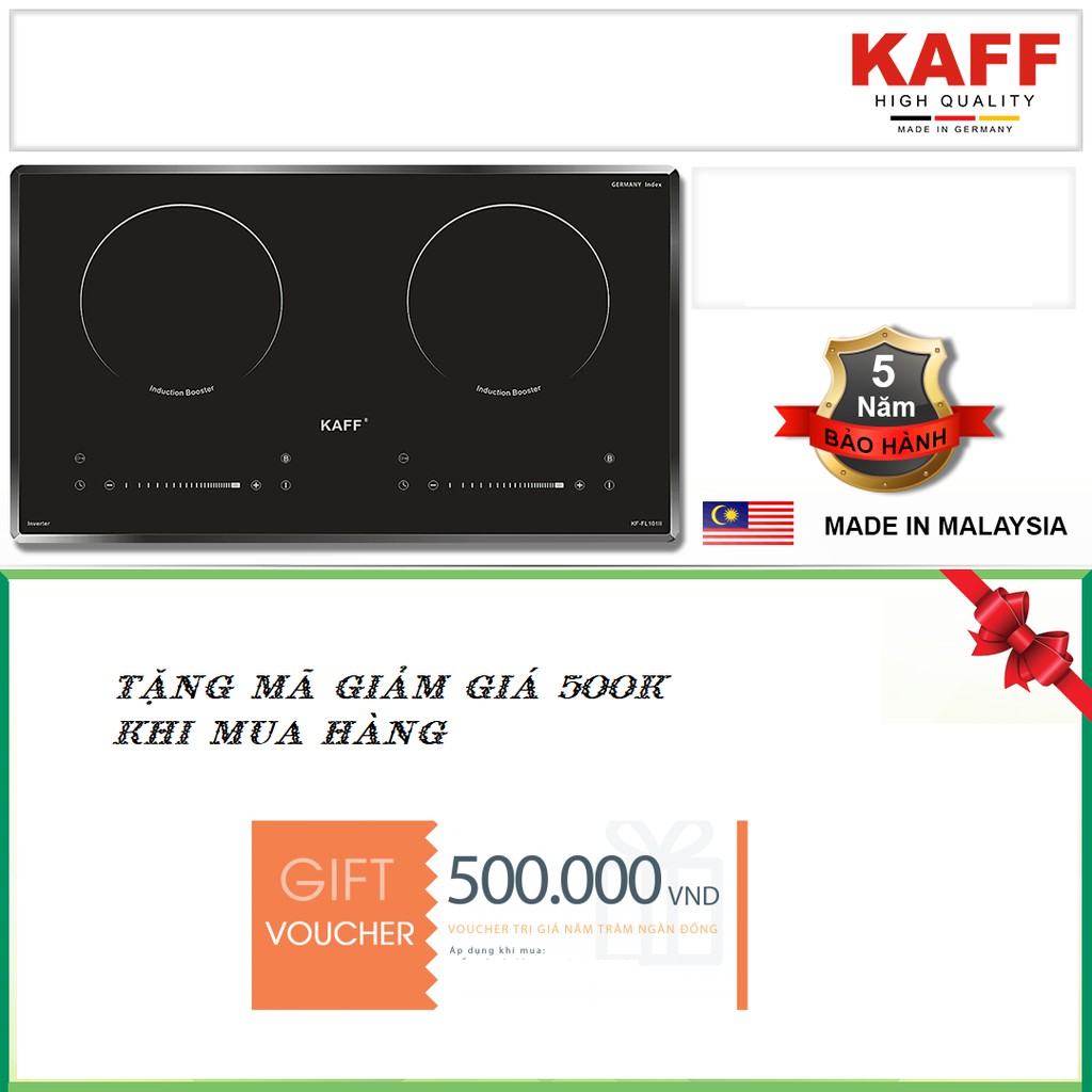 Bếp từ hồng ngoại đôi cảm ứng KAFF KF-330DC