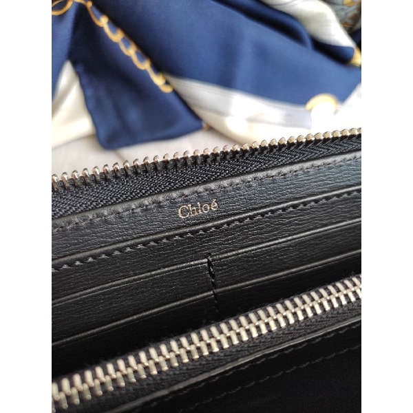 Ví zip chữ L hiệu Chloé, chính hãng
