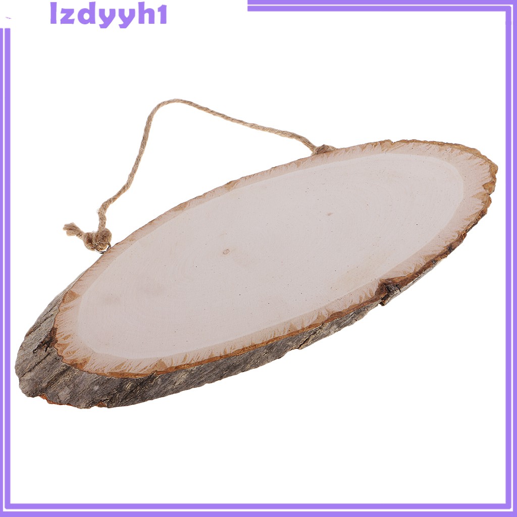 Biển hiệu thiết kế hình bầu dục dạng lát gỗ lớn thích hợp trang trí DIY