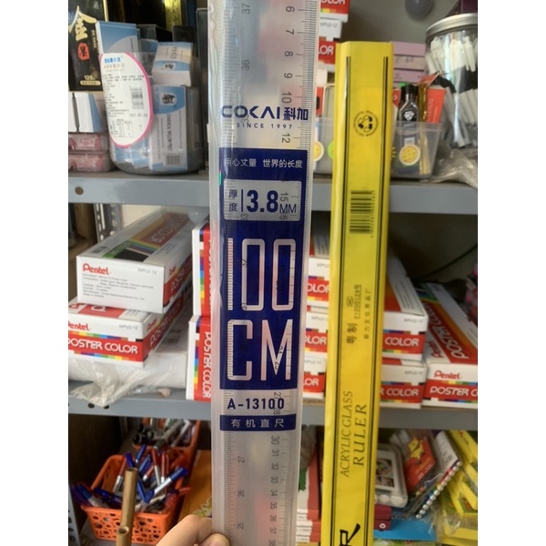 Thước kẻ nhựa 1m