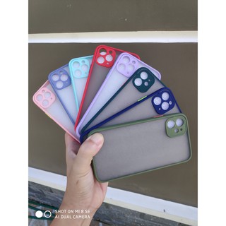 ỐP LƯNG TRONG NHÁM VIỀN CAO SU CÁC DÒNG IPHONE 11 - 11 PRO MAX - X - 8 PLUS