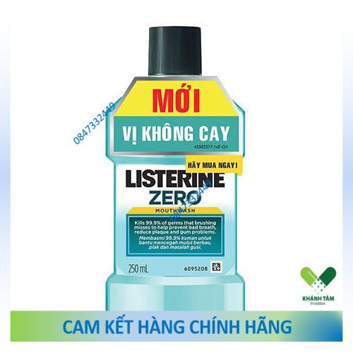 Dòng Nước Súc Miệng Sạch Khuẩn, Bảo Vệ Răng Miệng Listerine (Chai 250ml)