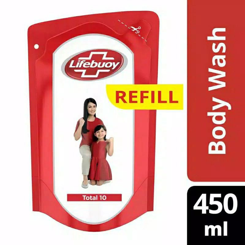 (Hàng Mới Về) Sữa Tắm Lifebuoy 10 Reffil 450ml Chất Lượng Cao