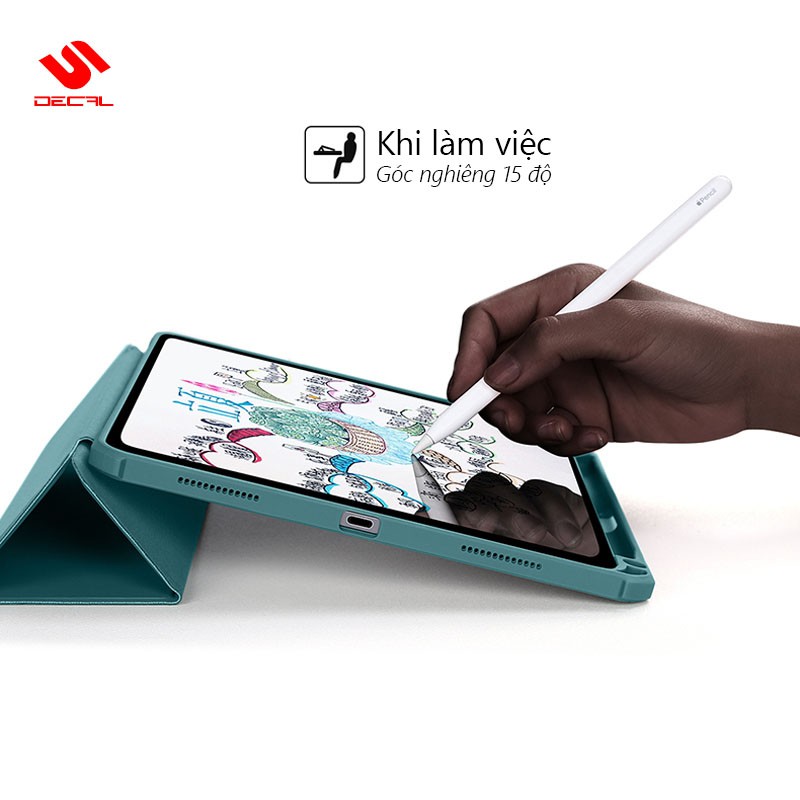 Ốp lưng XUNDD iPad Pro 11' ( 2021 ) Chống trầy, Chống sốc, Mặt lưng trong, Kiểu bao da mới | WebRaoVat - webraovat.net.vn