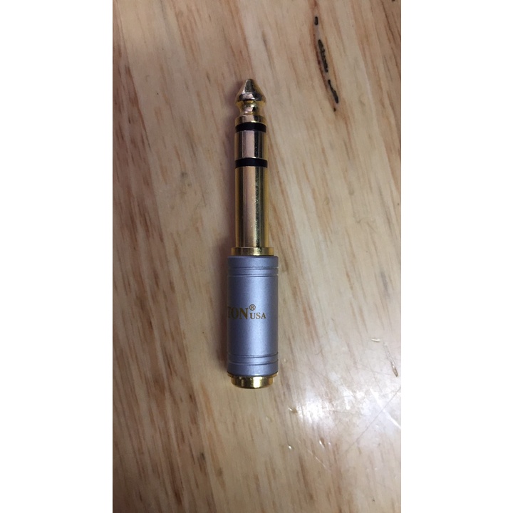 Jack LITON chuyển đổi âm thanh từ 3.5 sang 6.5mm. 1 cai .