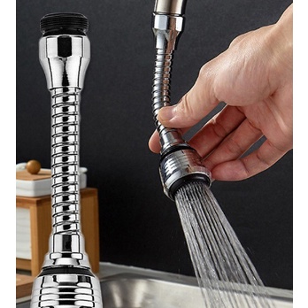 Đầu vòi tăng áp tạo bọt xoay 180 độ