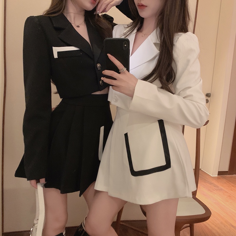 Set bộ vest sơ mi tay dài Emilyshop