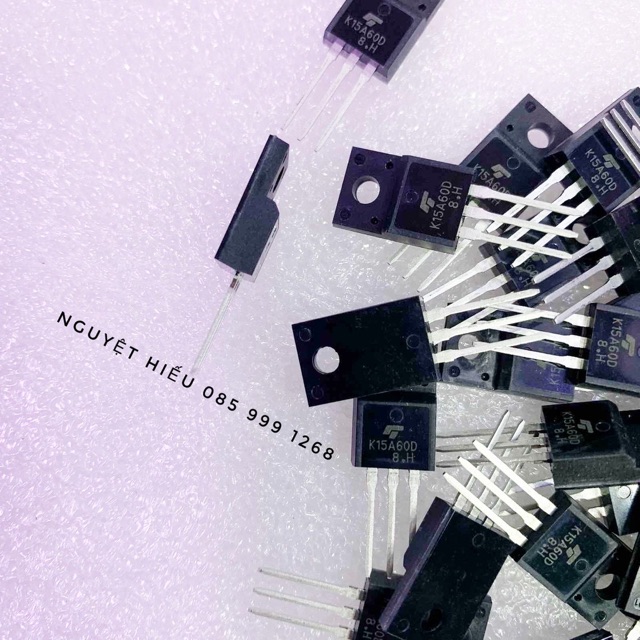 Set 2 con transistor K15A60D