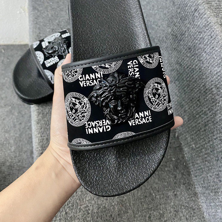 Dép nam quai ngang gianni mặt người cực đẹp Full size 38-43