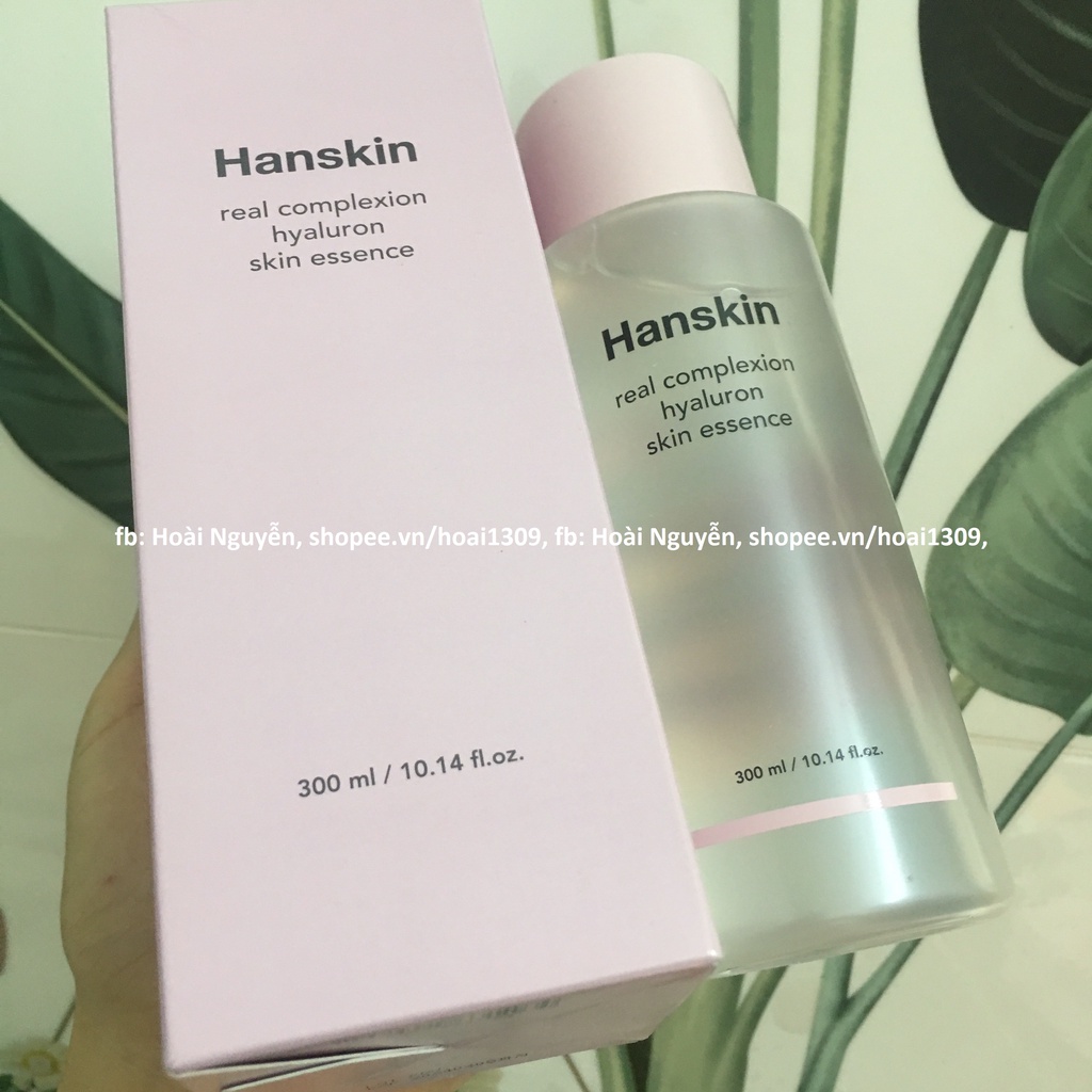 [Kèm bill] Nước thần Hanskin Real Complexion Hyaluron Skin Essence 300ml | BigBuy360 - bigbuy360.vn