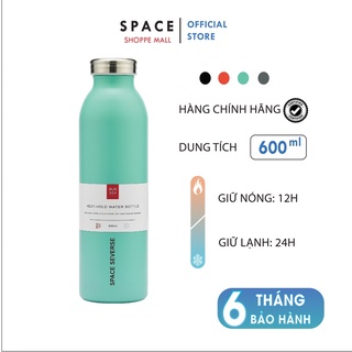 Bình giữ nhiệt 600ml, giữ nhiệt 15 - 24h, inox 304, chống tràn tuyệt đối