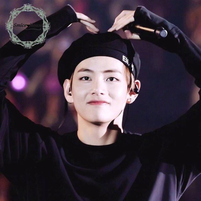 Mũ beanie thêu chữ ellioti kiểu quả bí ngô độc đáo BTS