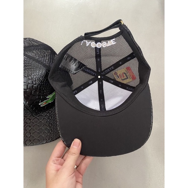 Nón kết nam giả da cá sấu lacoste phong cách