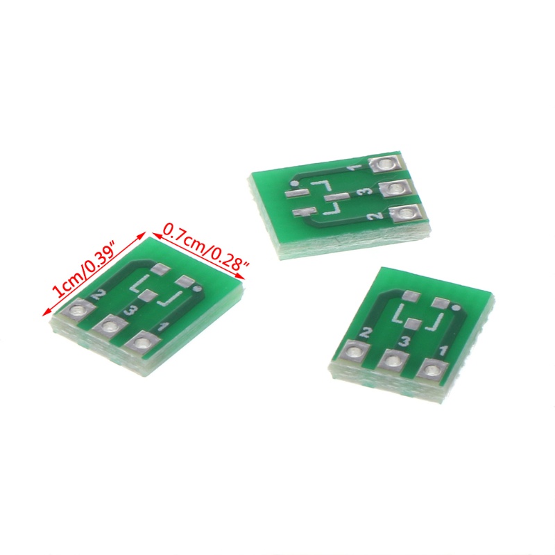 Bộ 10 Bảng Mạch Chuyển Đổi Hai Mặt SMD SOT23-3 Sang DIP SIP3 DIY