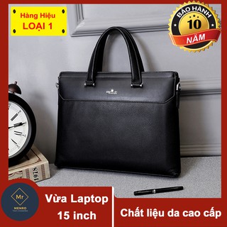 Cặp da công sở nam cdn14 da cao cấp đựng laptop 15 inch