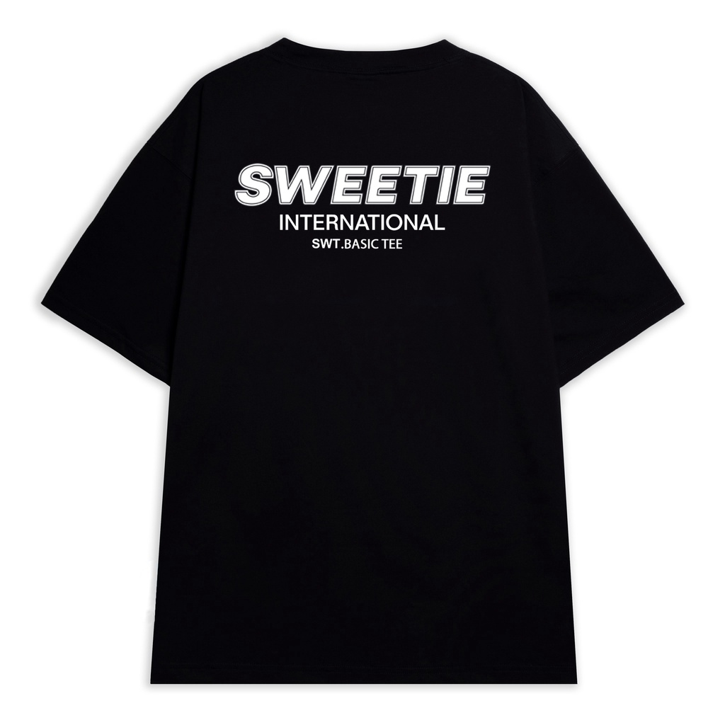 Áo thun SWEETIE BASIC Tee - Black - Unisex