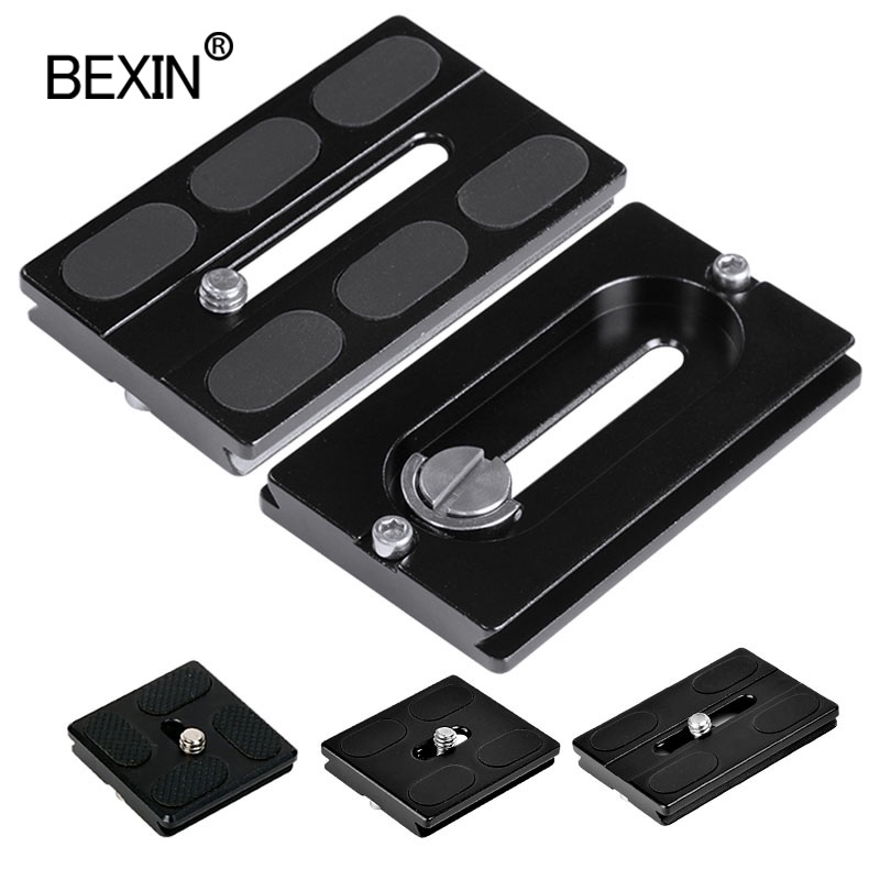Ngàm Gắn Máy Ảnh PU40 50 60 70 Met 1 / 4 Schroef Voor Benro Arca Swiss Monopod Bal hoofd Dslr