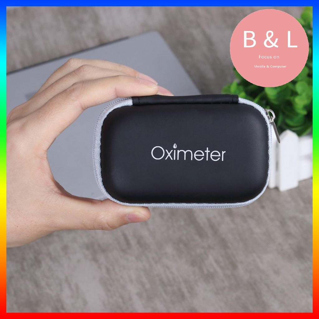 [Hàng mới về] Hộp đựng máy đo nồng độ oxy trung tính bằng nhựa EVA khóa kéo