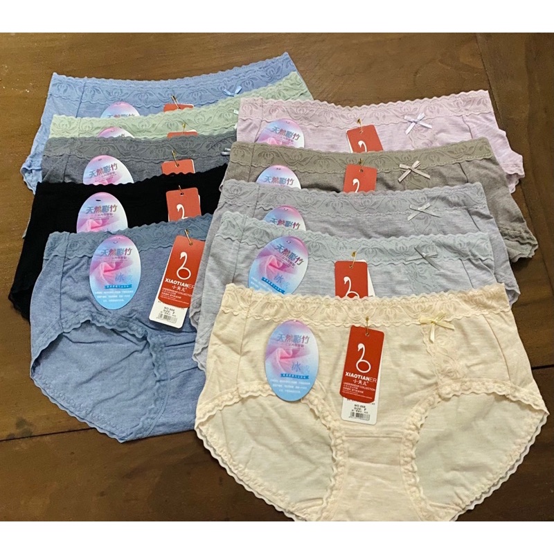 QUẦN LÓT COTTON CO DÃN 4 CHIỀU PHA REN 868 cho chị em từ 40-56kg (Ảnh thật)