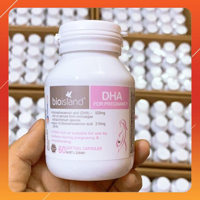 Viên DHA Bầu Bioisland Úc 60v- Bioisland DHA for Pregnancy