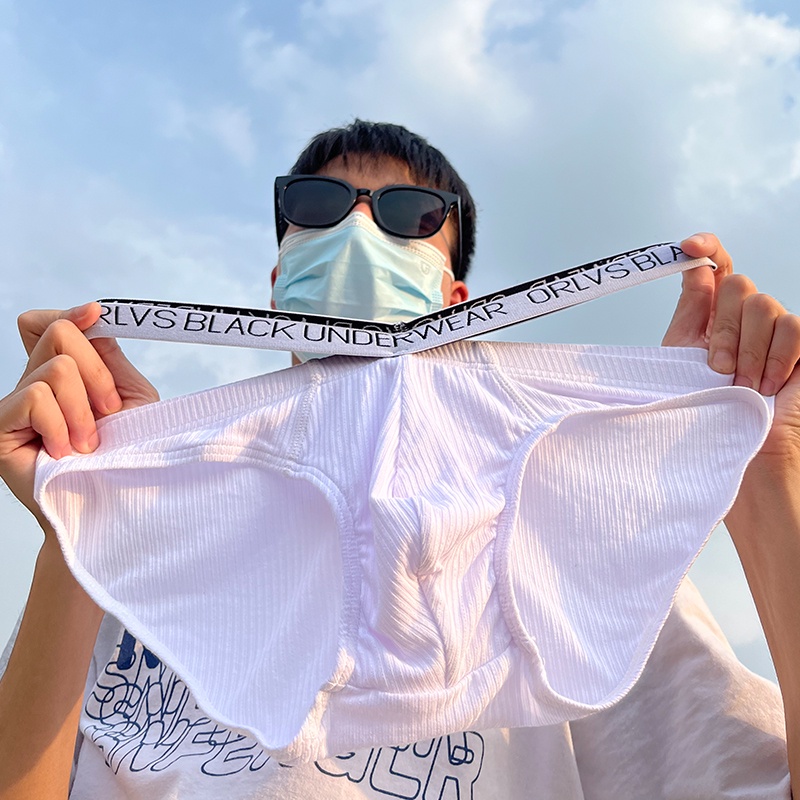 Quần Lót Cotton Lưng Thấp Thoáng Khí Thời Trang Cho Nam OR6251