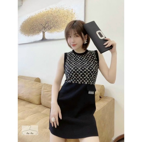 Đầm len dệt kim cao cấp