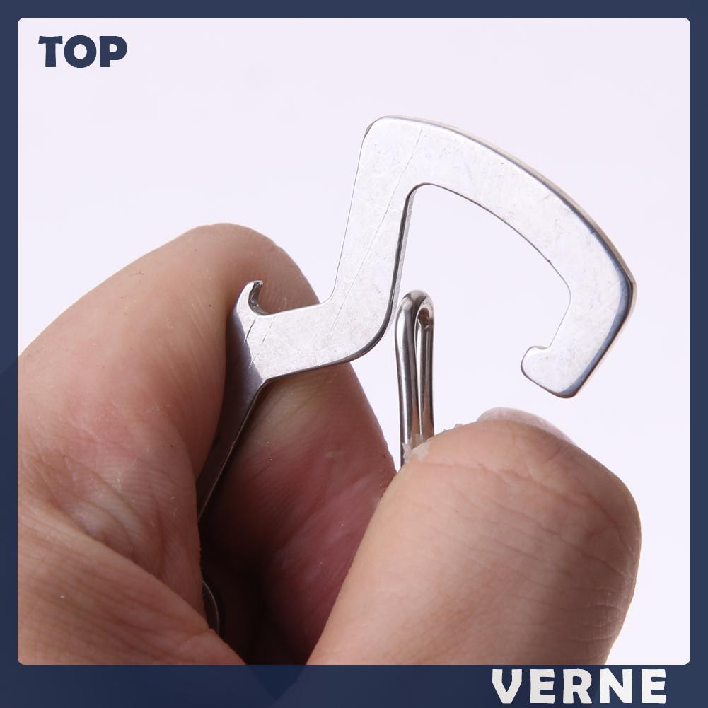 Móc khóa carabiner đa năng thích hợp hoạt động sinh tồn