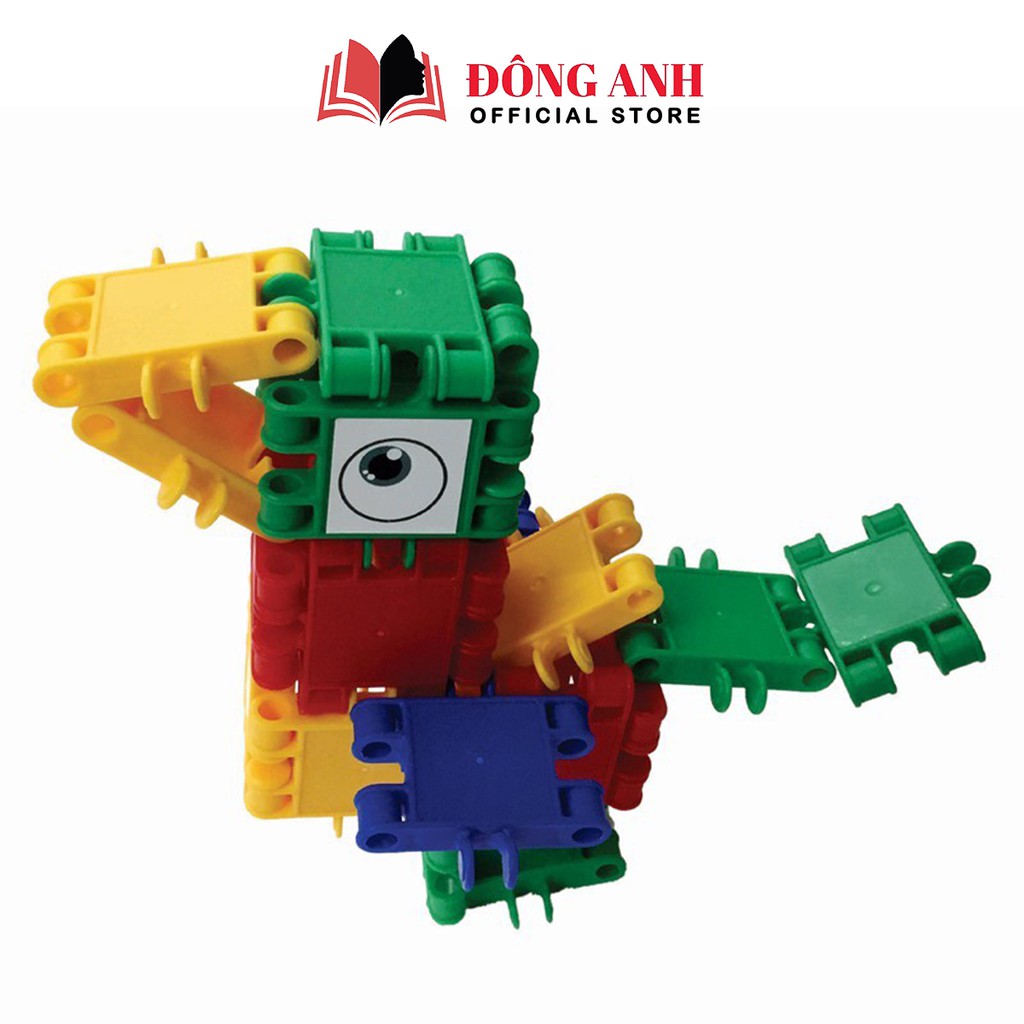 Bộ đồ chơi Sato Con Thông Minh xếp hình con vật 74 chi tiết giúp phát triển trí tưởng tượng cho bé