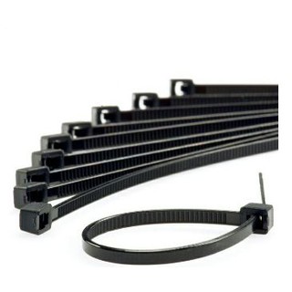 100 sợi dây rút 1 tấc màu đen