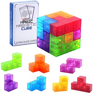 Bộ xếp gạch thông minh có nam châm YJ Magnetic Cube Blocks, đồ chơi giải trí, đồ chơi thông minh cho vé, RUBIK BMT