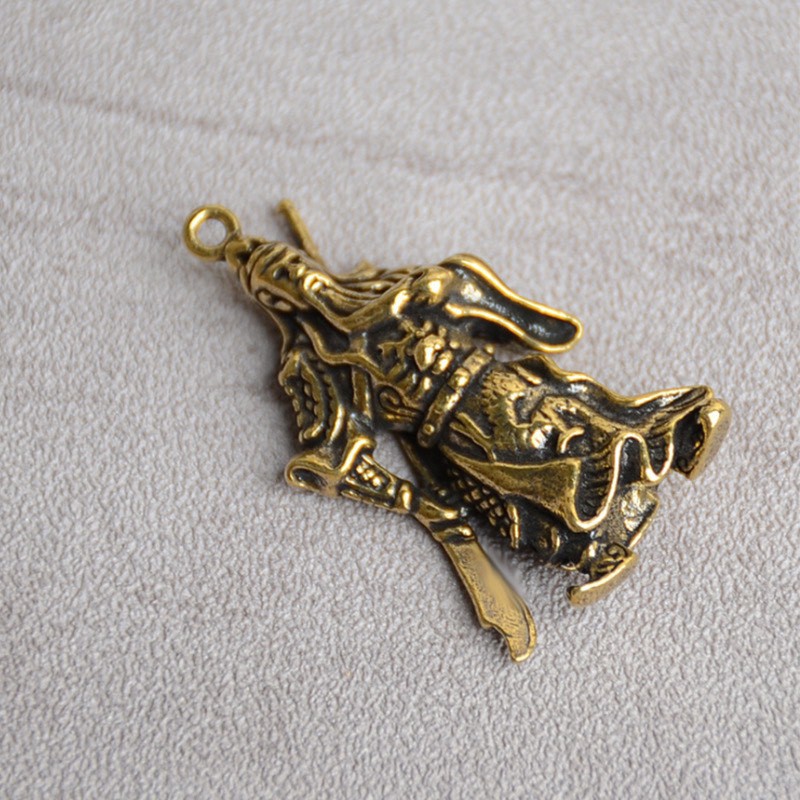 Tượng đồng mini phong thủy quan công quan vân trường trang trí nhà cửa