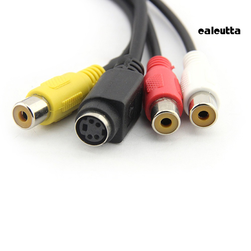 Bộ chuyển đổi vga svga sang s video 3 rca bộ chuyển đổi cáp av cho máy tính xách tay pc màn hình hdtv
