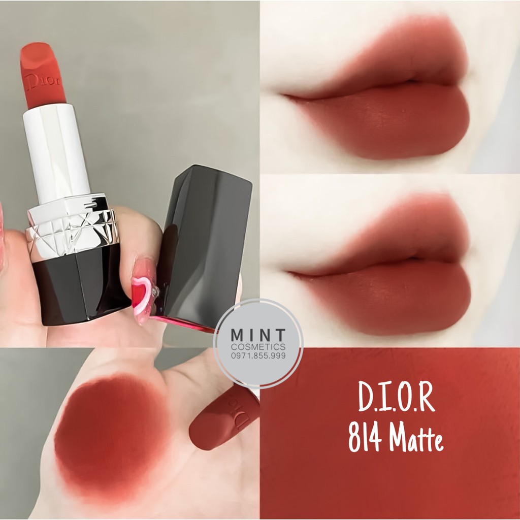 Son Dior Rouge Matte Lipstick, Velvet, Satin, Matte, Son Dưỡng Dior Addict Lip Glow Chính Hãng Đủ Bill Bao Check