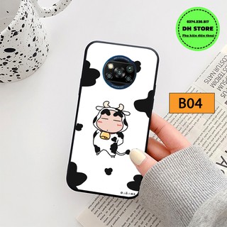 Ốp lưng Poco X3 - Poco M3 in hình BÒ SỮA ngộ nghĩnh đáng yêu, chất liệu UV cao cấp siêu bền, siêu đẹp.